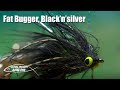Fat Bugger (Black'n'silver) - streamer fly tying tutorial