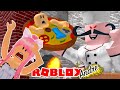 Roblox Andre | Pizzero loco me quiere cocinar en la pizza! Escapando obby de pizzeria en Roblox