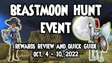 Wizard101: 🌕BEASTMOON HUNT EVENT - Rewards Review and Quick Guide - Oct. 4 - 10, 2022🌕