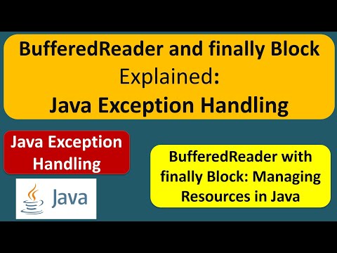 BufferedReader and finally