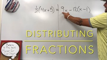 Algebra Equation: Fraction, Distributive Property & Variables Each Side