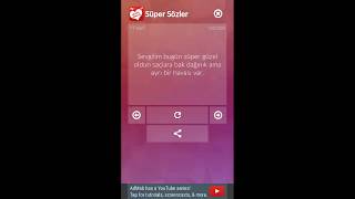 Süper Güzel Sözler, Hazır Mesaj Sözleri Android Uygulaması