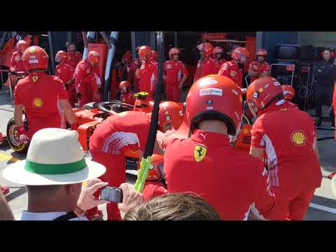 Ferrari Pit Stop Practice - Thursday Formula 1 Rolex Australian Grand Prix