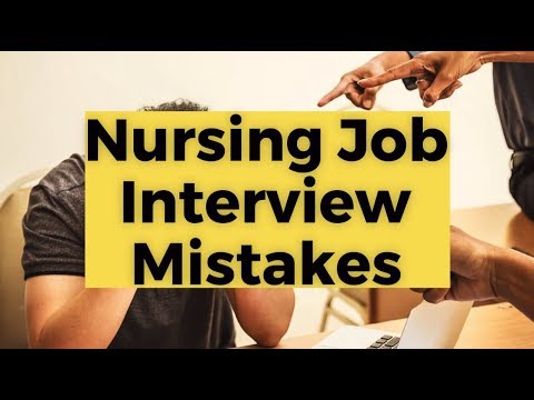 nursing-job-interview-mistakes-&-questions