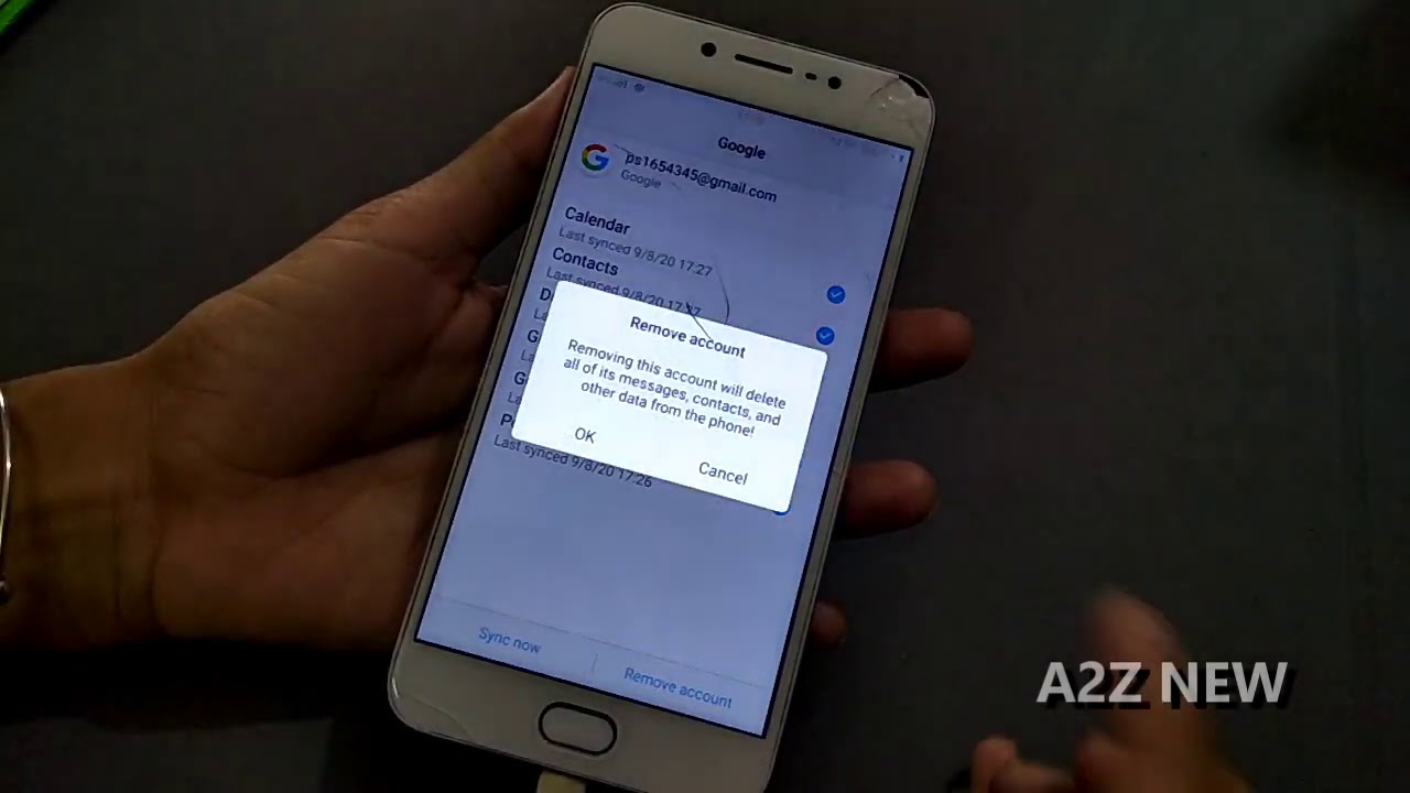 How To Remove Gmail Account In Vivo Mobile Phone | Google Account ...