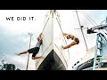WE FINISH THE REPAIRS! (on our salvaged sailboat) | Expedition Evans 29