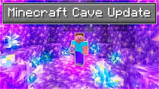 I Beat Minecraft In The NEW Cave Update!