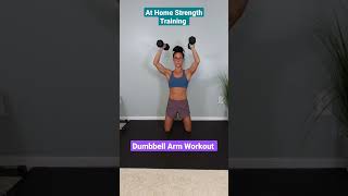 Strength Training Dumbbell Arm workout for women and men (at home workout) dumbbellhiit