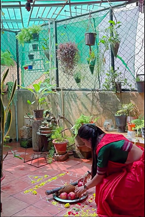 Sankranti celebration At Home 🙏 | Megha Sidharth #shorts