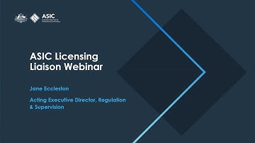 ASIC Licensing Liaison Meeting – 29 October 2024