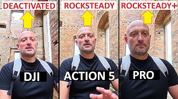 DJI OSMO ACTION 5 PRO - STABILISATION TESTS - ROCKSTEADY MODES