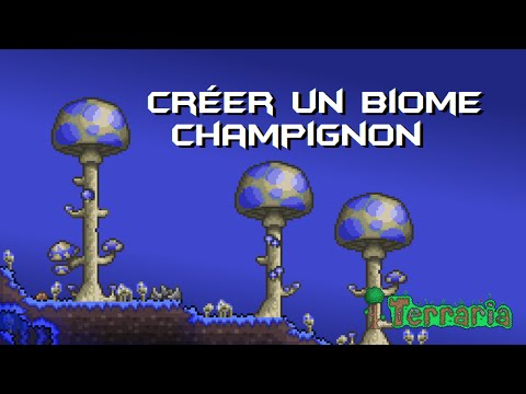 Vidéo: Comment créez-vous un biome de champignon souterrain dans Terraria?