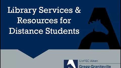 Library Resources & Services for Distance Students - Quick Tips