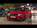 LOUD Mercedes C63 AMG Black Series with Straight Pipes - Accelerations & Revs !