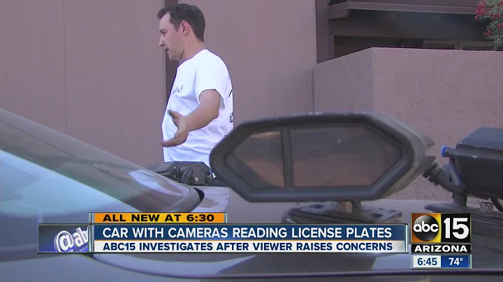 Car with cameras mounted on trunk has people confused