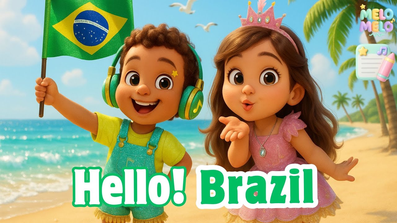 Sing & Travel Brazil! | Fun Culture Song for Kids (ESL/EFL) | MeloMelo