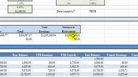 Retirement Savings Calculator - Part 1