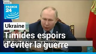 Crise en Ukraine : Olaf Scholz attendu à Moscou, timides espoirs d'éviter la guerre • FRANCE 24