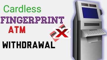 FINGERPRINT/CARDLESS ATM WITHDRAWAL DEMONSTRATION: How to withdraw from ATM with fingerprints