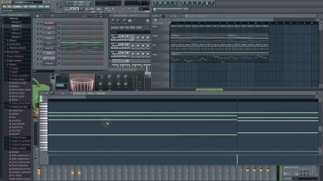 EDM作曲のコツ　参考曲からあらかじめコード進行パターンを決める By FL STUDIO