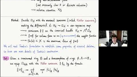 Tony Yue Yu - 2/4 The Frobenius Structure Conjecture for Log Calabi-Yau Varieties
