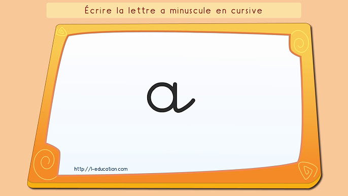 Apprendre à écrire les lettres cursives minuscules : i, u, l, b, y