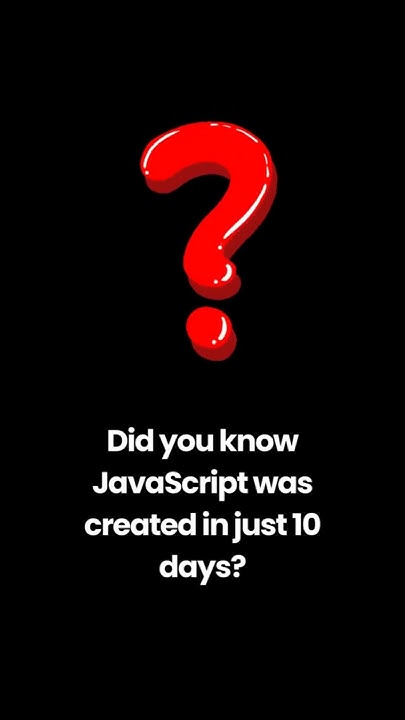 🚀 The History & Facts of JavaScript in 60 Seconds! 🤯 | JavaScript ...