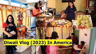 DIWALI Celebration (2023)Vlog In America ?? | Diwali Dinner | Simple Living Wise Thinking