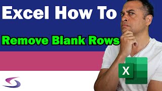 How to get rid of Blank Rows in Excel? - Delete Blank Rows in Excel! by Computer Tutoring 7,771 views 1 year ago 1 minute, 33 seconds