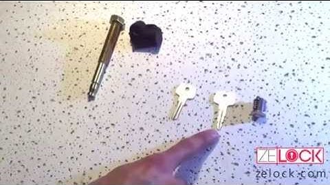 How to Install a Yakima Lock Core Into a Yakima Hitch Lock