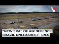 Brazil’s New Top Guns? F-39E Gripen Fighter Jets Debut In ESCUDO-TÍNIA 2026 Military Drills | VERTEX