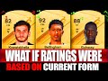 😱WHAT IF FC 24 RATINGS WERE BASED ON CURRENT FORM 💥 FT. BELLINGHAM?!