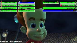 Jimmy Neutron: Boy Genius (2001) Final Battle with healthbars 1/2