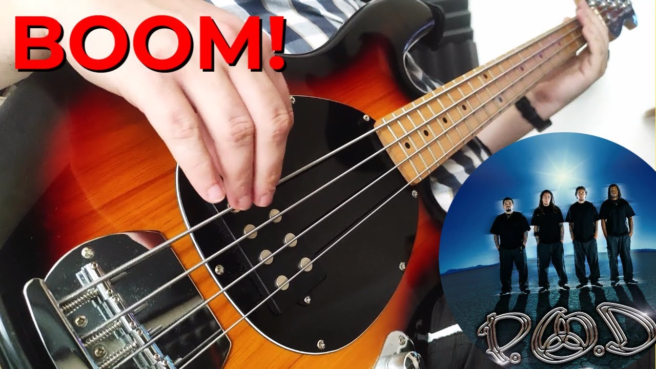 P.O.D. - Boom | Bass Cover | Metal Tone - YouTube