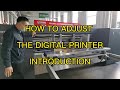 How to operate the multiple inkjet printer operate manual instruction for digital printer