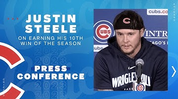 “It’s must-watch television.” | Justin Steele on 10th Win and Bellinger’s Performance at the Plate