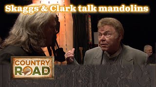 Backstage extra!  Ricky Skaggs talks about his special mandolin