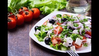 ⁣ГРЕЧЕСКИЙ САЛАТ / СРЕДИЗЕМНОМОРСКАЯ КУХНЯ / ИЗЫСКАННАЯ, ПРАЗДНИЧНАЯ  ПОДАЧА