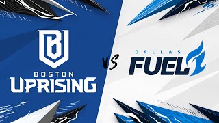 @BostonUprising vs @DallasFuel | Kickoff Clash Qualifiers | Week 4 Day 4