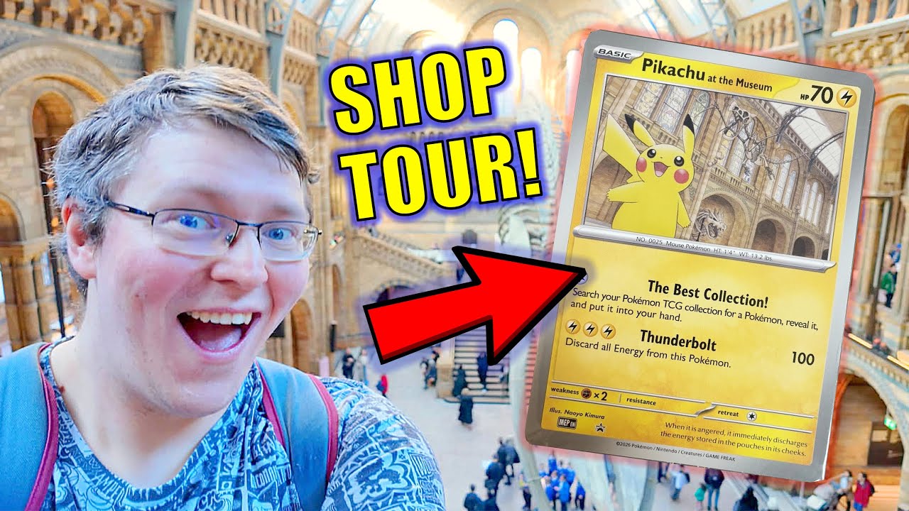 Я посетил временный магазин при музее покемонов (ПОЛНЫЙ ТУР!)