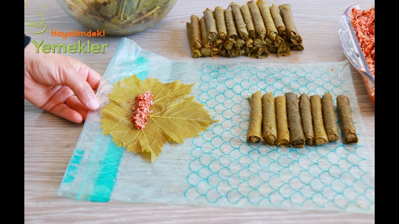 BU YÖNTEMLE KOLAYLIKLA 1 TENCERE SARMA YAPACAKSINIZ ✅ÇOK LEZZETLİ ETSİZ YAPRAK SARMA TARİFİ💯