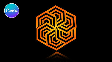 How to Create gradient logo in canva ? | Canva Swirl Logo Design lHow to make a Logo in canva