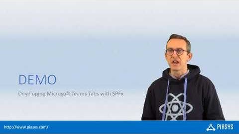 Episode #41 - Developing Microsoft Teams Tabs with SharePoint Framework