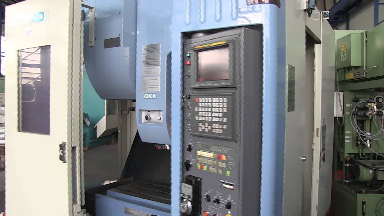OKK KOOPERATION PCV 40 Machining Centre - YouTube