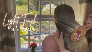 ASMR Most Relaxing Light Touch Hair Brushing & Hair Play with Soft Movements  screenshot 2