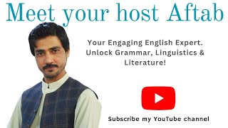 The Beginning Of My English Channel An Introduction Aftab Hussain