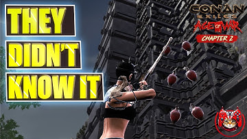 Raid Alpha Clan In The Docks - We Manage To Wipe Them : Conan Exiles Age Of War PVP chapter 2