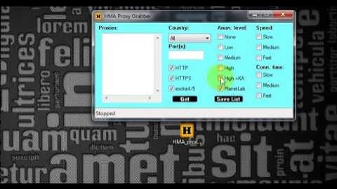 Get FREE Hide My Ass proxies for FREE