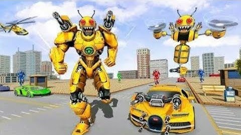 Bee Robot Car Transformation-Android Gameplay Prince AKG Gameplay