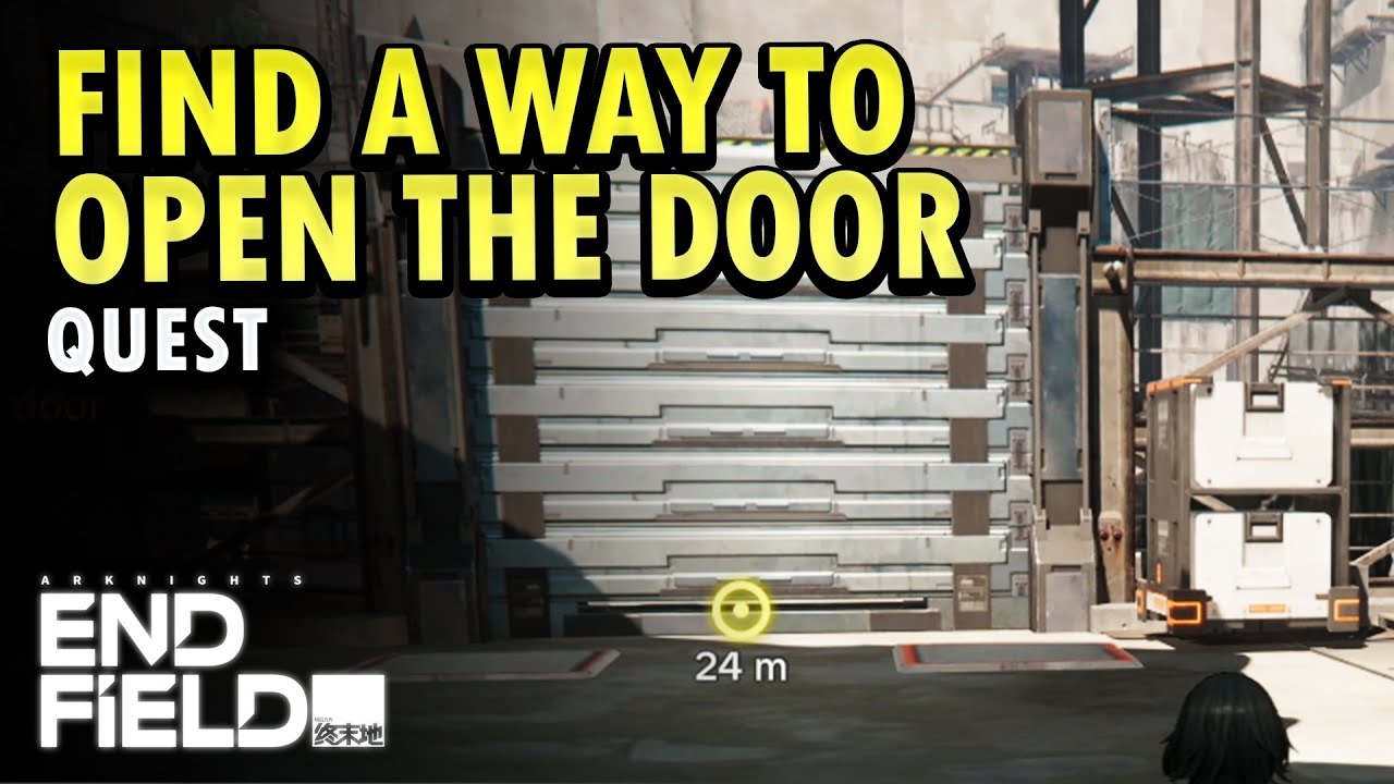Find a way to open the door | Quarry Rescue Side Mission | Arknights: Endfield